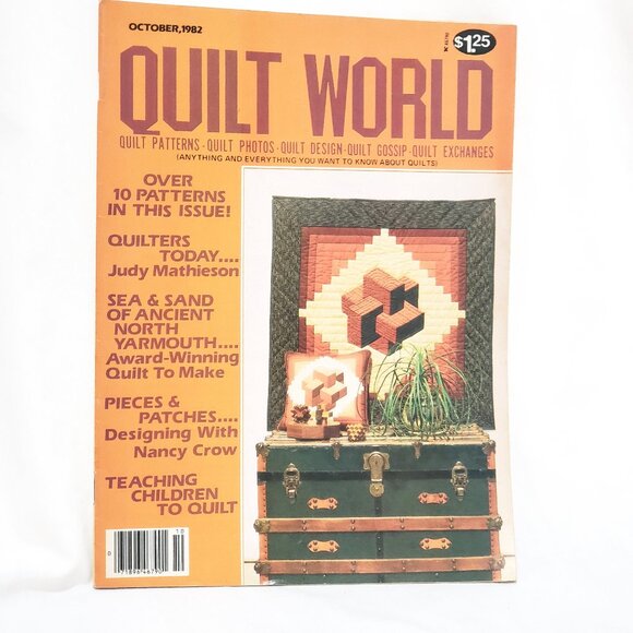 Quilt World Magazine October 1982 Sea Sand Teaching Children Steps to Glory - Picture 1 of 6